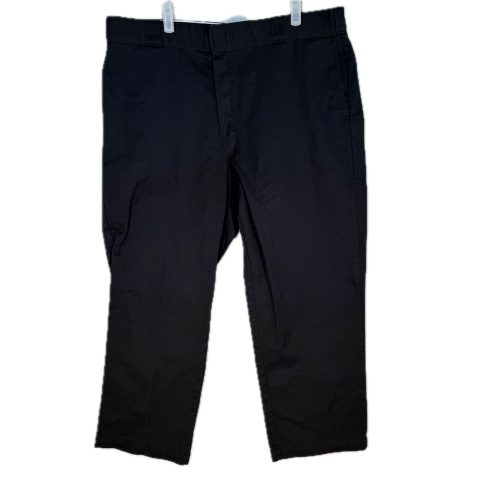Dickies Men's 874 Original Flex Pants 40 x 30 Black Polyester High-Rise Workwear